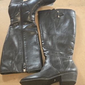 Black Knee High Boots